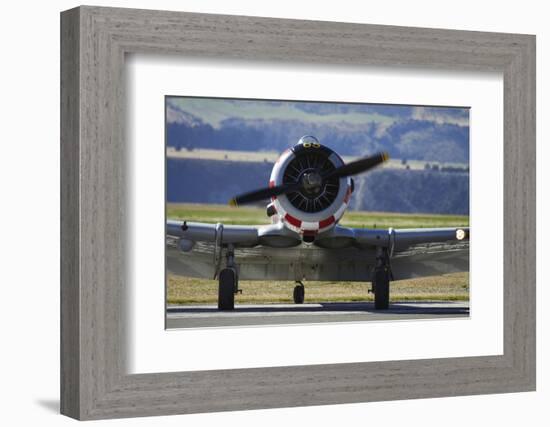 North American Harvard, or T-6 Texan, or SNJ, War Plane-David Wall-Framed Photographic Print