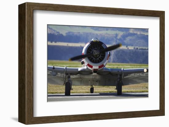 North American Harvard, or T-6 Texan, or SNJ, War Plane-David Wall-Framed Photographic Print