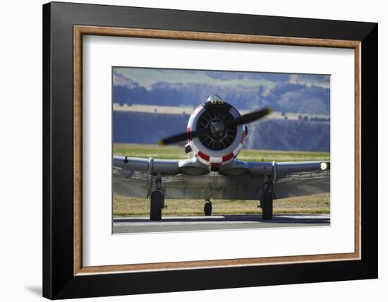 North American Harvard, or T-6 Texan, or SNJ, War Plane-David Wall-Framed Photographic Print