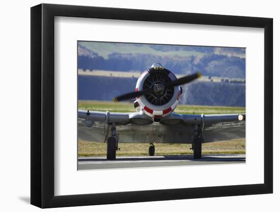 North American Harvard, or T-6 Texan, or SNJ, War Plane-David Wall-Framed Photographic Print