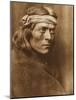 North American Indian, a Zuni Governor-Edward S. Curtis-Mounted Giclee Print