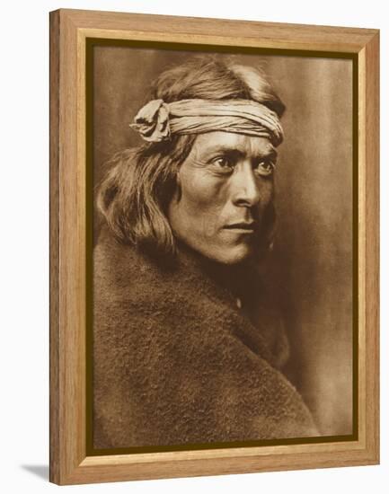 North American Indian, a Zuni Governor-Edward S. Curtis-Framed Premier Image Canvas