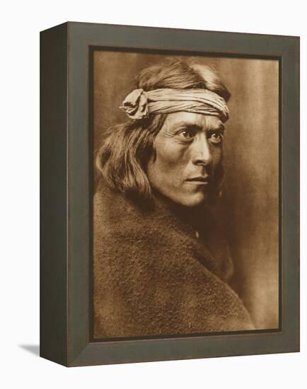 North American Indian, a Zuni Governor-Edward S. Curtis-Framed Premier Image Canvas
