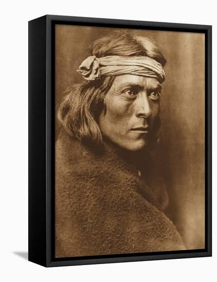 North American Indian, a Zuni Governor-Edward S. Curtis-Framed Premier Image Canvas