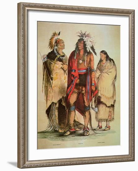 North American Indians-George Catlin-Framed Giclee Print