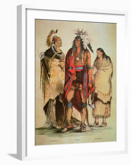 North American Indians-George Catlin-Framed Giclee Print