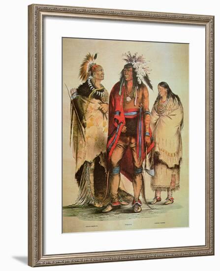 North American Indians-George Catlin-Framed Giclee Print