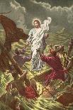 Jesus in the Garden of Gethsemane-North American-Framed Premier Image Canvas
