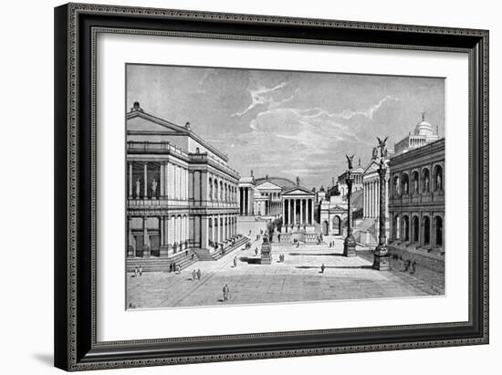 North and East Sides of the Forum, Rome-C Hulsen-Framed Giclee Print