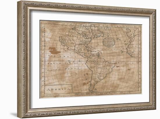 North and South America in its Principal Divisions, London, 1767-John Spilsbury-Framed Giclee Print