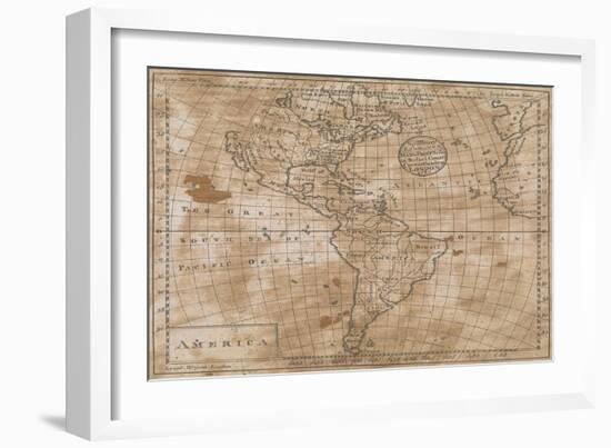 North and South America in its Principal Divisions, London, 1767-John Spilsbury-Framed Giclee Print