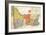 North and South Korea - Panoramic Map-Lantern Press-Framed Art Print