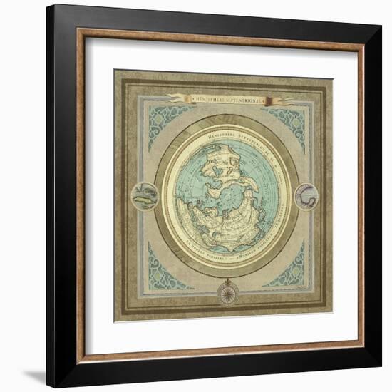 North and South Maps I-Elizabeth Medley-Framed Art Print