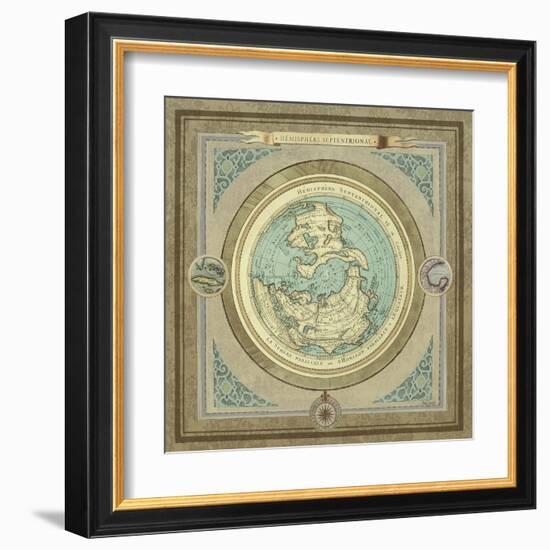 North and South Maps I-Elizabeth Medley-Framed Art Print