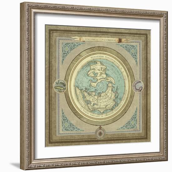 North and South Maps I-Elizabeth Medley-Framed Art Print