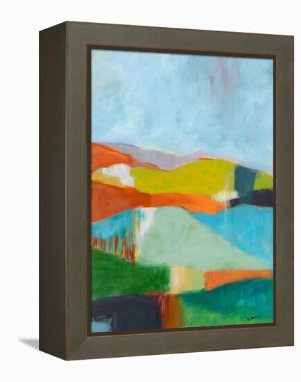 North Bay Hills-Jan Weiss-Framed Stretched Canvas