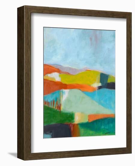 North Bay Hills-Jan Weiss-Framed Art Print