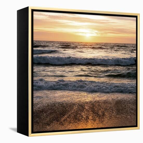 North Beach Sunset 3-Lance Kuehne-Framed Premier Image Canvas