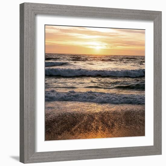 North Beach Sunset 3-Lance Kuehne-Framed Photographic Print