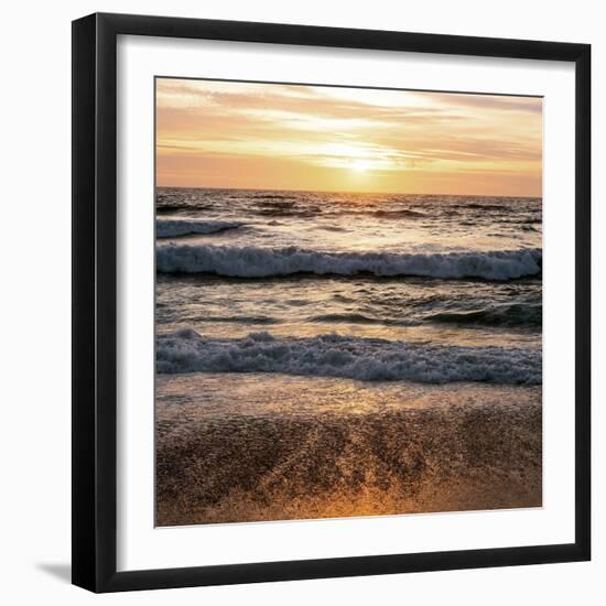 North Beach Sunset 3-Lance Kuehne-Framed Photographic Print