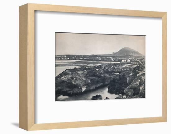 'North Berwick - From the Rocks, Showing North Berwick Law', 1895-Unknown-Framed Photographic Print