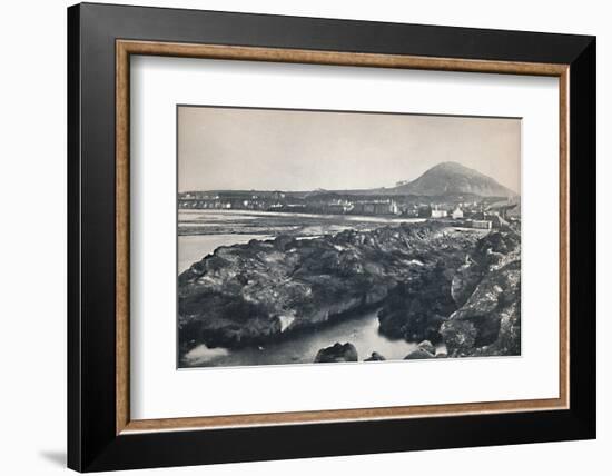 'North Berwick - From the Rocks, Showing North Berwick Law', 1895-Unknown-Framed Photographic Print