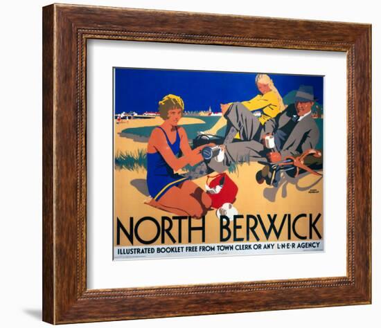 North Berwick, LNER, c.1923-Frank Newbould-Framed Art Print