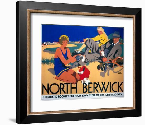 North Berwick, LNER, c.1923-Frank Newbould-Framed Art Print