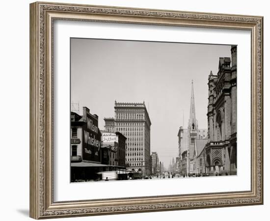 North Broad Street, Philadelphia, Pa.-null-Framed Photo