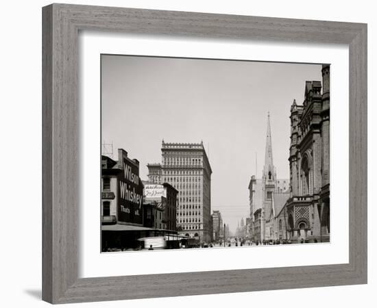 North Broad Street, Philadelphia, Pa.-null-Framed Photo