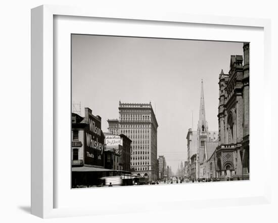 North Broad Street, Philadelphia, Pa.-null-Framed Photo