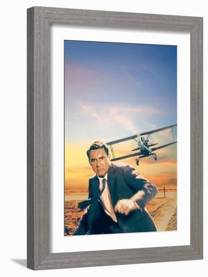 North by Northwest, Cary Grant, 1959-null-Framed Premium Giclee Print