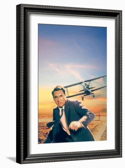 North by Northwest, Cary Grant, 1959-null-Framed Premium Giclee Print