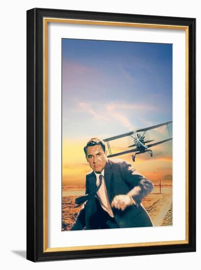 North by Northwest, Cary Grant, 1959-null-Framed Premium Giclee Print