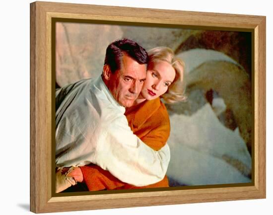 North By Northwest, Cary Grant, Eva Marie Saint, 1959, Clinging-null-Framed Stretched Canvas