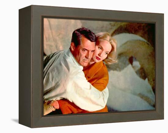 North By Northwest, Cary Grant, Eva Marie Saint, 1959, Clinging-null-Framed Stretched Canvas