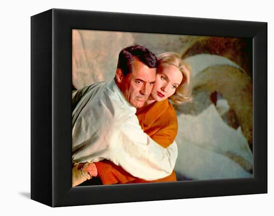 North By Northwest, Cary Grant, Eva Marie Saint, 1959, Clinging-null-Framed Stretched Canvas