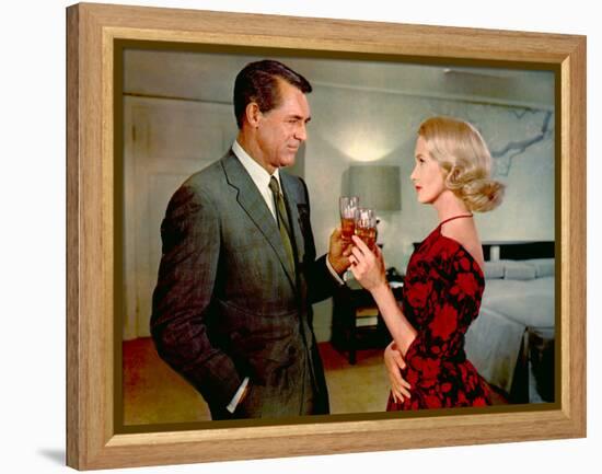 North By Northwest, Cary Grant, Eva Marie Saint, 1959-null-Framed Stretched Canvas