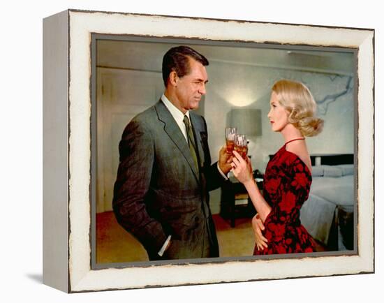 North By Northwest, Cary Grant, Eva Marie Saint, 1959-null-Framed Stretched Canvas