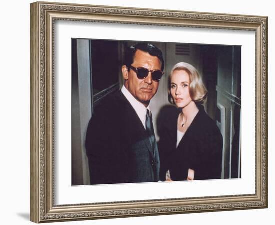 North by Northwest, Cary Grant, Eva Marie Saint, 1959-null-Framed Photo