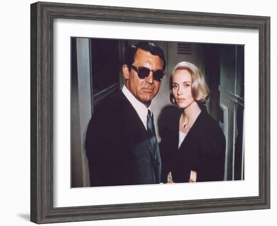 North by Northwest, Cary Grant, Eva Marie Saint, 1959-null-Framed Photo