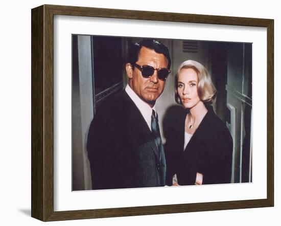 North by Northwest, Cary Grant, Eva Marie Saint, 1959-null-Framed Photo