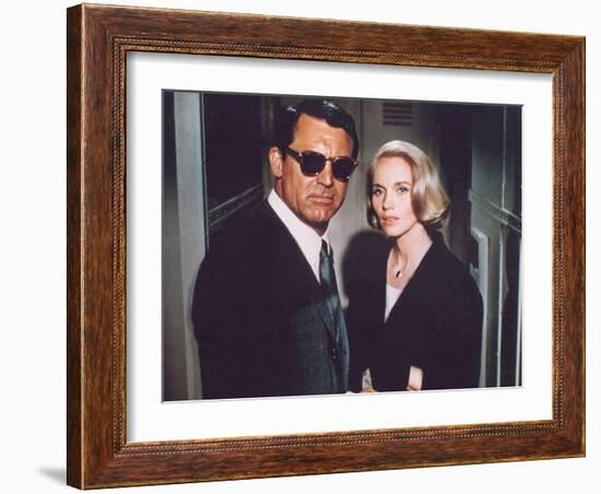 North by Northwest, Cary Grant, Eva Marie Saint, 1959-null-Framed Photo