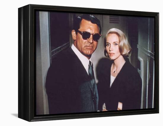 North by Northwest, Cary Grant, Eva Marie Saint, 1959-null-Framed Stretched Canvas