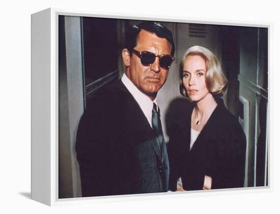 North by Northwest, Cary Grant, Eva Marie Saint, 1959-null-Framed Stretched Canvas