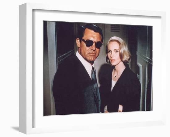 North by Northwest, Cary Grant, Eva Marie Saint, 1959-null-Framed Premium Photographic Print