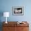 North Carolina, Charlotte, Elevated View of the City Skyline at Dusk-Walter Bibikow-Framed Photographic Print displayed on a wall