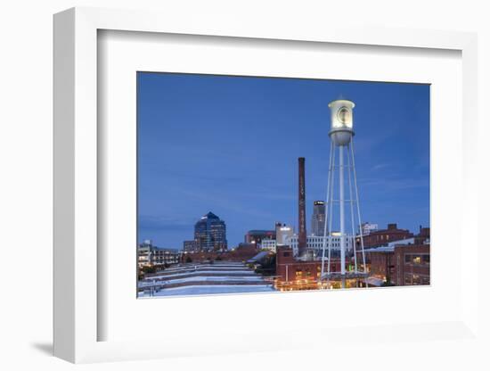 North Carolina, Durham, American Tobacco and City Center Complex, Dusk-Walter Bibikow-Framed Photographic Print