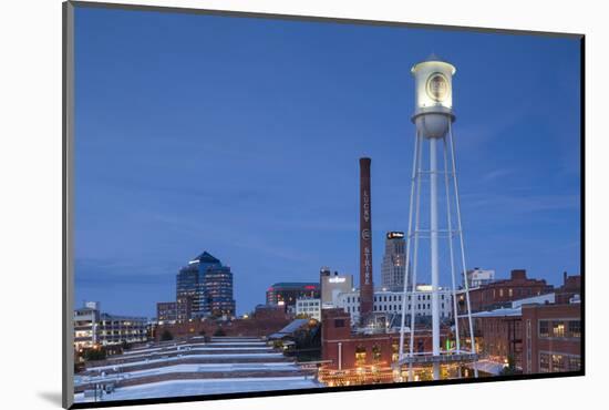 North Carolina, Durham, American Tobacco and City Center Complex, Dusk-Walter Bibikow-Mounted Photographic Print