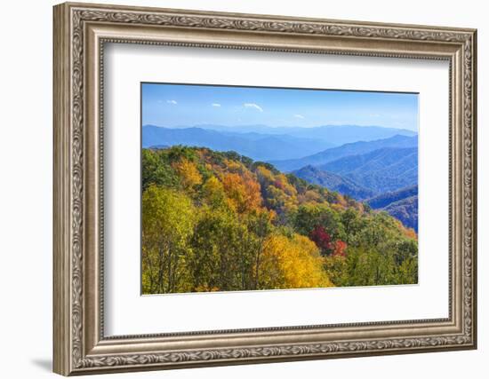 North Carolina, Great Smoky Mountains NP, View from Newfound Gap Road-Jamie & Judy Wild-Framed Photographic Print